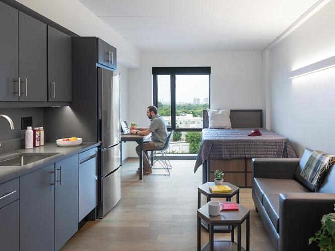 Studio interior - render