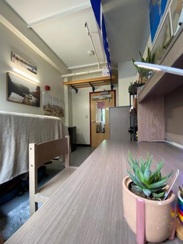 Corner view from desk