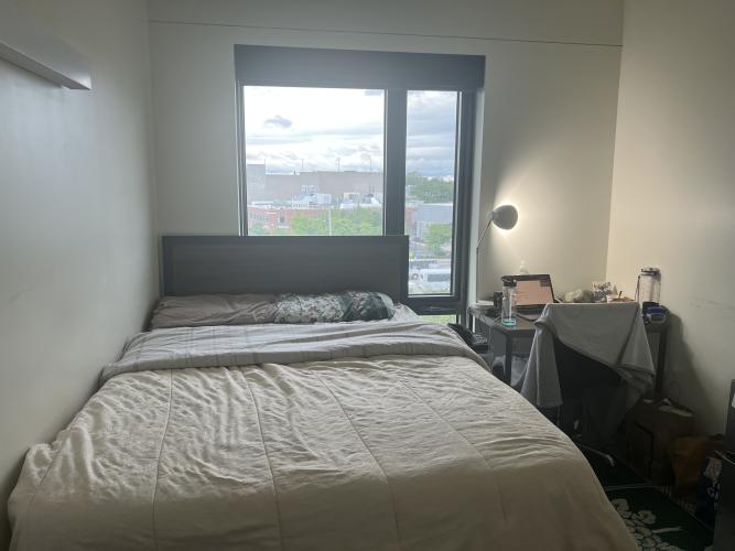 Room: Bed and Desk Area