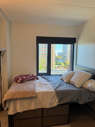 Bedroom with a view of the river