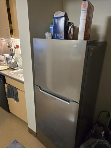 Own fridge with large freezer
