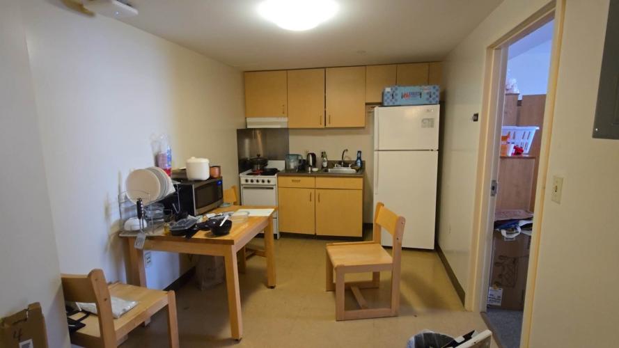 shared space and kitchen