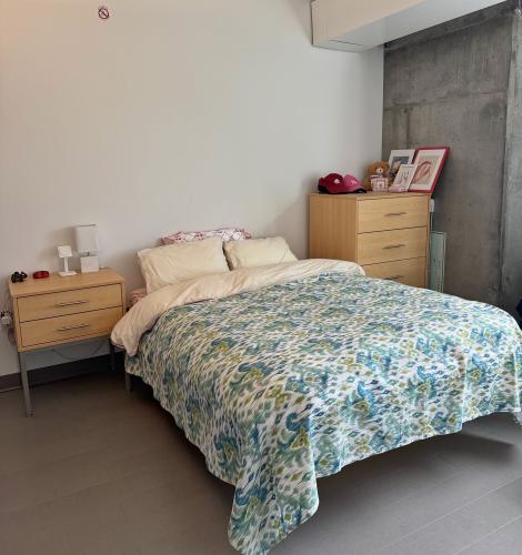 Bed and drawers