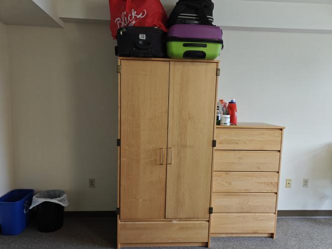 Plenty of closet space