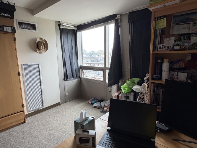 My work desk, large space aside