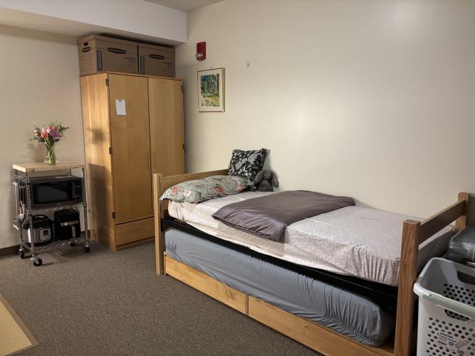 furnished room
