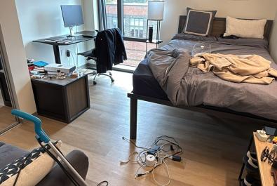 My room, of course it'll be cleaned up for you