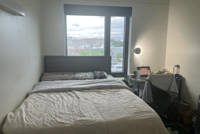 Room: Bed and Desk Area
