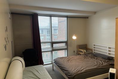 Bed and semi-sofa