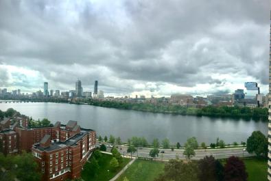View of the Charles River and Boston